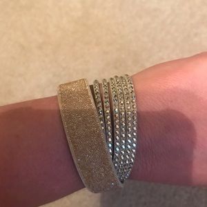 Swarovski wrap bracelet